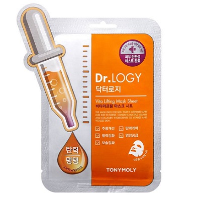 Masca cu efect de lifting Dr.Logy, 23 g, TonyMoly