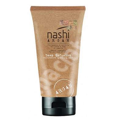 Masca hranitoare pentru par degradat Argan Deep Infusion Nashi, 150 ml, Landoll