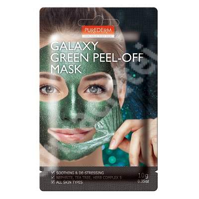 Masca peel-off Galaxy Green, 10 ml, Purederm