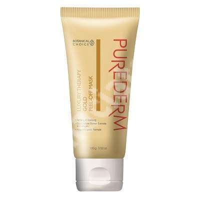 Masca peel-off pentru fermitate si vitalitate Luxury Therapy Gold, 100 g, Purederm