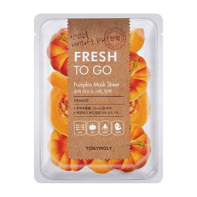 Masca pentru fermitate cu Dovleac Fresh To Go, 25g, TonyMoly