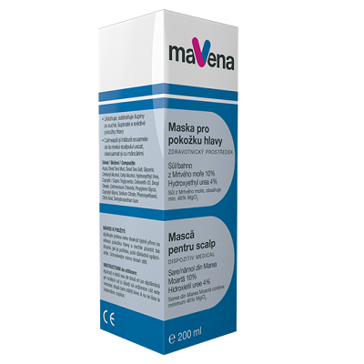 Masca pentru scalp cu psoriazis, 200 ml, Mavena