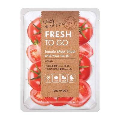 Masca pentru vitalitate cu Rosii Fresh To Go, 25 g, TonyMoly