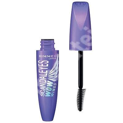 Mascara Scandaleyes Wow Wings Black, 12 ml, Rimmel London