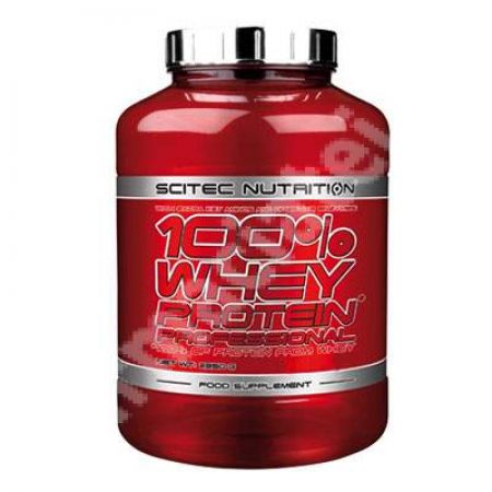 100% Whey Protein Professional, aroma de ciocolata cu alune, 2350 g, Scitec Nutrition