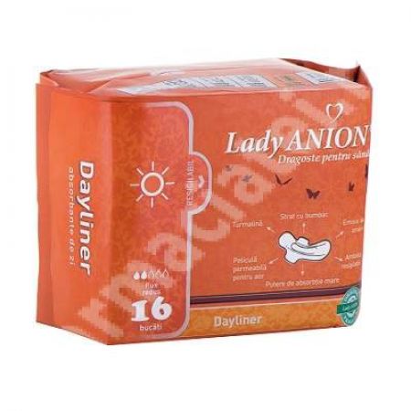 Absorbant Dayliner 2 picaturi, 16 bucati, Lady Anion