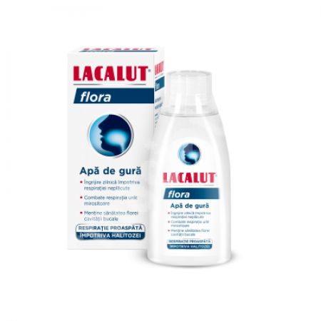 Apa de gura Lacalut Flora, 300 ml, Theiss Naturwaren