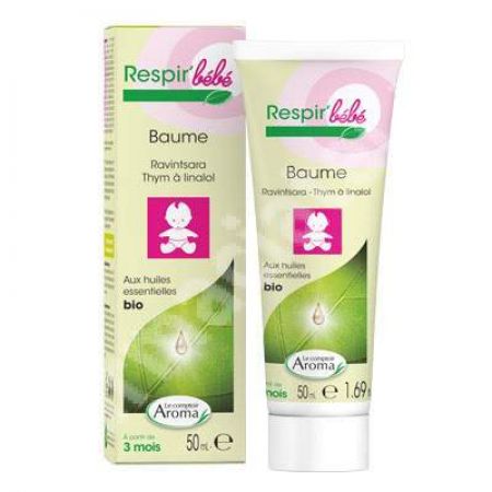 Balsam cu uleiuri esentiale RespirBebe, 50 ml, Ocean Terre Biotechnologie