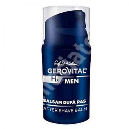 Balsam dupa ras H3 Men, 50 ml, Gerovital