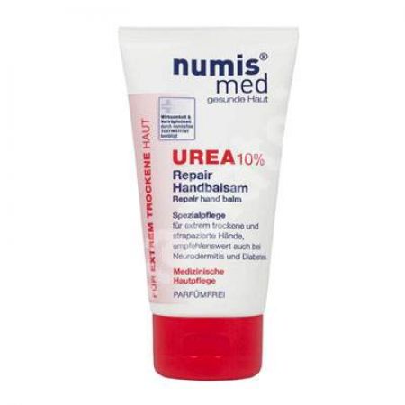 Balsam maini dermatocosmetic cu uree 10% pentru piele uscata si foarte uscata, 75 ml, NumisMed