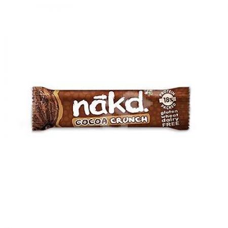 Baton cu cacao si proteine Cocoa Crunch Nakd, 35 g, Natural Balance