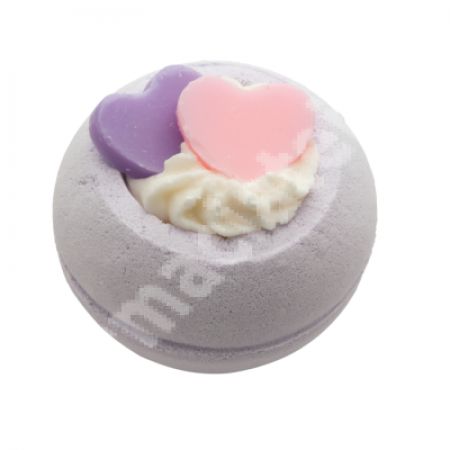 Bila de baie efervescenta Two Hearts, 160 g, BombCosmetic