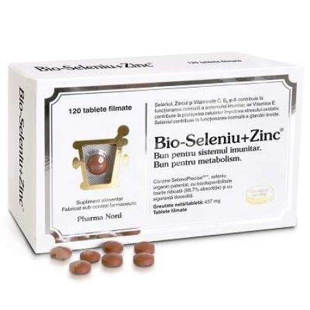 Bio-Seleniu + Zinc, 120 tablete, Pharma Nord