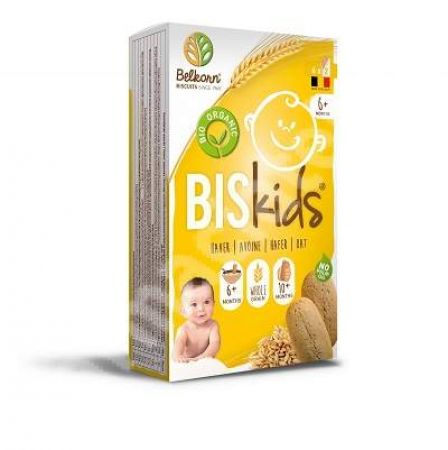 Biscuiti eco cu ovaz pentru copii Biskids, 150  g, Belkorn