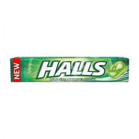 Bomboane Mild Spearmint, 9 bucati, Halls 