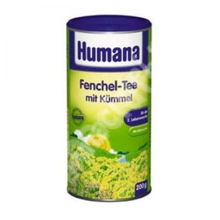 Ceai de fenicul cu chimen dulce, Gr. 1 luna, 200 g, Humana