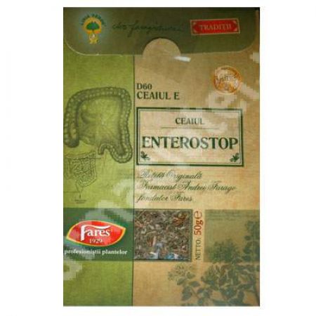 Ceai Enterostop, D60, 50 g, Fares