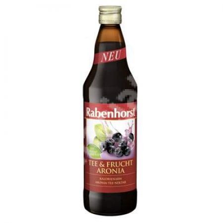 Ceai si suc de aronia indulcit cu Stevie, 750 ml, Haus Rabenhorst