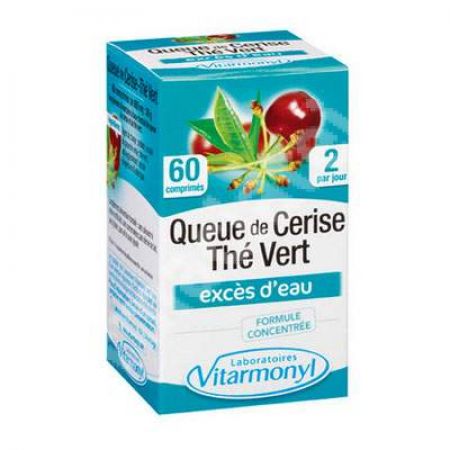 Ceai verde si cozi de cirese, 60 comprimate, Vitarmonyl