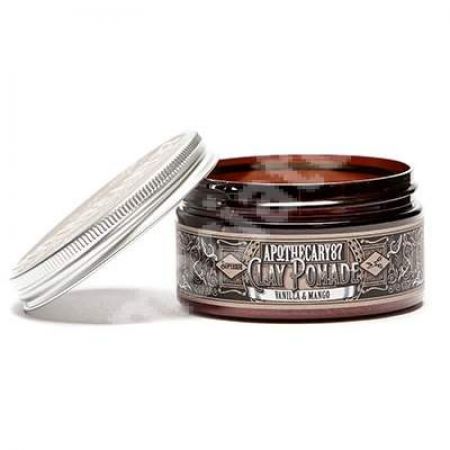 Ceara cu fixare puternica si aspect mat Clay Pomade Vanilla & Mango, 100 ml, Apothecary 87