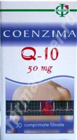 COENZIMA Q10 50MG x 30 COMPRIMATE FILMATE PHARMEX