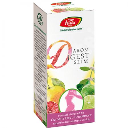 Colagen hidrolizat cu uleiuri esentiale Arom Digest Slim, 80 g, Fares