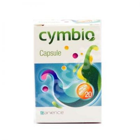 Complex simbiotic natural pentru tulburari digestive Cymbio, 20 capsule, Sanience