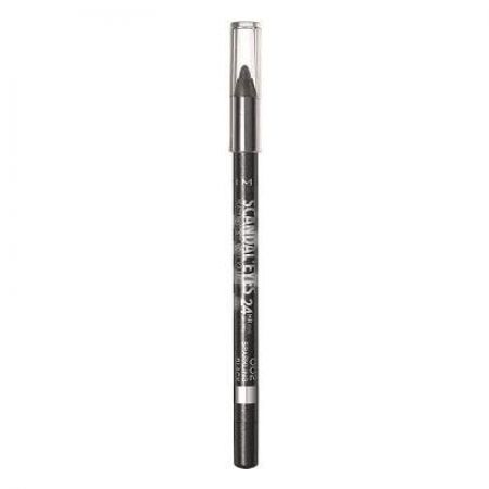 Creion de ochi Scandaleyes Kohl Kajal Waterproof 002 Sparkling Black, 1.2 g, Rimmel London