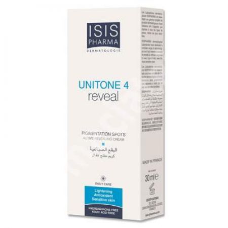 Crema activa si exfolianta Unitone 4 reveal, 30 ml, Isispharma