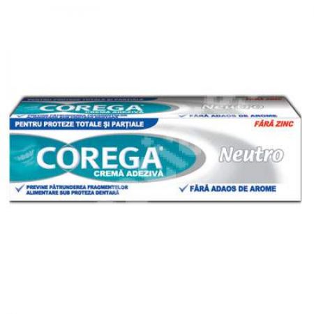 Crema adeziva pentru proteza dentara Neutro, 15 g, Corega