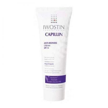 Crema anticuperozica SPF 15 Capilin, 50 ml, Iwostin 