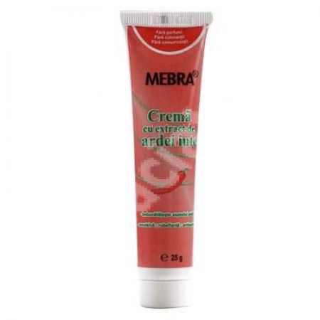 Crema cu extract de ardei iute, 25 g, Mebra