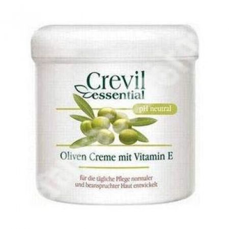 Crema cu ulei de Masline si Vitamina E, 250 ml, Crevil Cosmetics