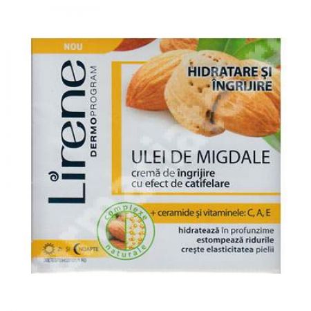 Crema de ingrijire cu ulei de migdale, 50 ml, Lirene