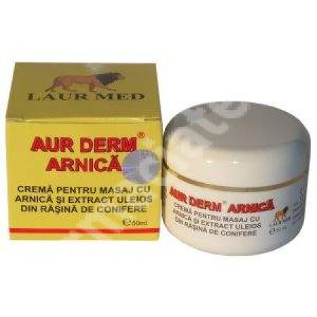 Crema de masaj cu arnica Aur Derm, 50 ml, Laur Med