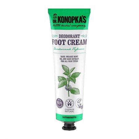 Crema deodorizanta pentru picioare, 75 ml, Dr. Konopkas