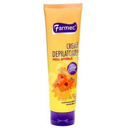 Crema depilatoare piele sensibila, 150 ml, Farmec