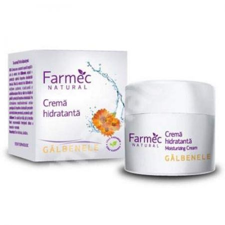 Crema hidratanta cu galbenele pentru ten normal, 50 ml, Farmec