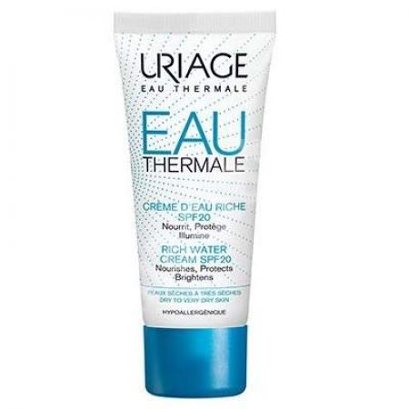 Crema hidratanta cu SPF 20 Riche, 40 ml, Uriage