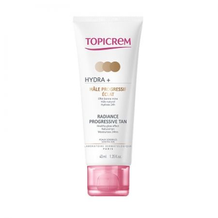 Crema Hydra+ Radiance Progressive Tan Topicrem, 40 ml