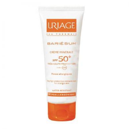 Crema minerala Bariesun SPF 50+, 50 ml, Uriage