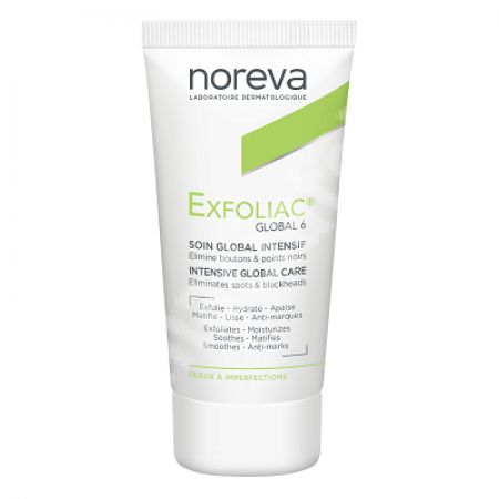 Crema pentru ingrijire intensiva globala Exfoliac Global 6, 30 ml, Noreva