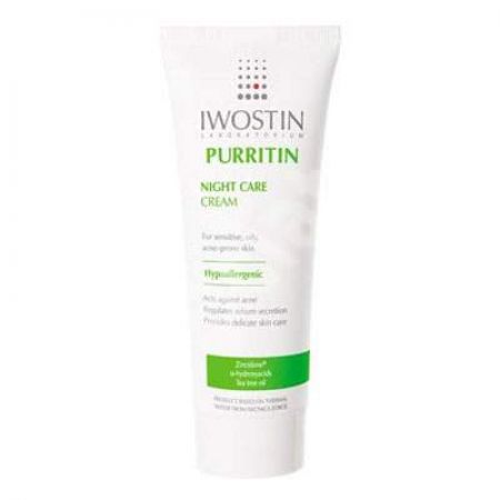 Crema pentru noapte Purritin, 75 ml, Iwostin 