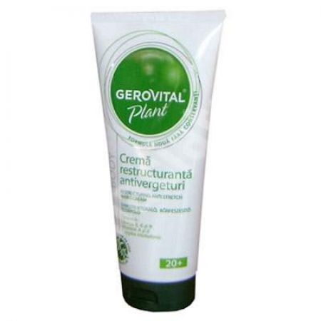 Crema restructuranta antivergeturi Plant, 200 ml, Gerovital