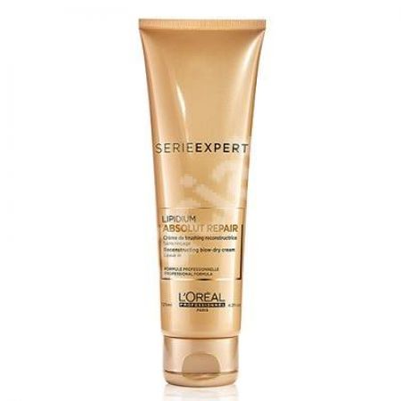 Crema restructuranta pentru par uscat degradat Serie Expert Absolut Repair Lipidium, 125 ml, Loreal Professionnel