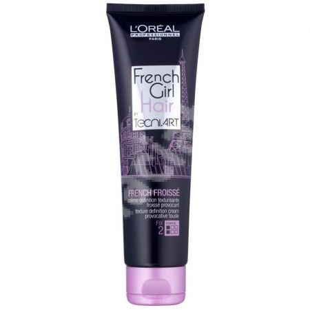 Crema texturizanta pentru definirea efectului ciufulit pentru par gros French Girl Hair by Tecni.Art, 150 ml, Loreal Professionnel