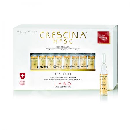 Crescina Re-Growth HFSC 1300 Woman, 10 fiole, Labo