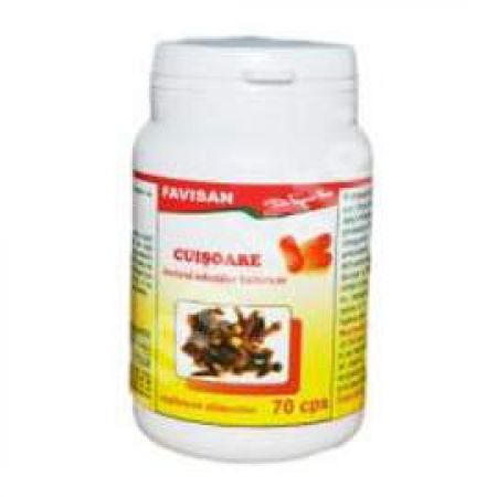 Cuisoare, 70 capsule, Favisan