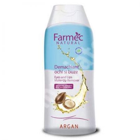 Demachiant pentru ochi si buze cu argan, 200 ml, Farmec