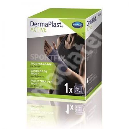 DermaPlast ACTIVE Sportfix bandaj pentru fixare (421324), 6 cm x 5m, Hartmann